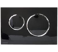 Plaque de commande double touche - Sigma 20 - noir GEBERIT