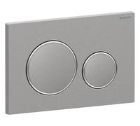 Plaque d'actionnement ronde Sigma 20 115882SN1 Geberit acier inoxydable brossé/poli, facile à nettoyer