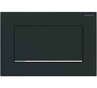 Geberit Sigma 30 115893141 laqué noir mat, chromé brillant