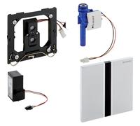 Geberit Sigma50 - Plaque de commande électronique sans contact pour urinoirs chrome brossé / noir