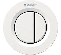 Geberit-116,042,11.1 Poussoir pneumatique à distance 01 fixé pour chasse d'eau double Blanc Alpin