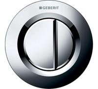 Geberit-116,042,21.1 Poussoir pneumatique à distance 01 fixé pour chasse d'eau double chrome brillant