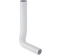 Geberit 118123111 plié 8 cm vers la gauche, 90 degrés, d = 50 mm, 28x21 cm, blanc