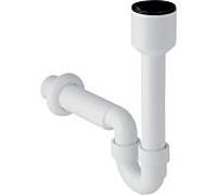 Geberit Siphon pour évier 152701111 Ø 50 mm sortie horizontale plastique blanc