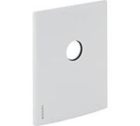 Cache pour Plaque de Commande Geberit pour Siphon anti-odeur encastré pour Lavabo Chromé/brillant Plastique