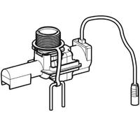 Geberit 243065001 Unité électrovanne (pour HS 30/HS50 Chasse d'eau 12 V en plastique Classe de protection LL Valve d'eau)