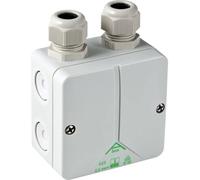 Geberit 244120001 Boîte de raccordement combinée pour le raccordement dissimulé des odeurs dans le WC en céramique Blanc