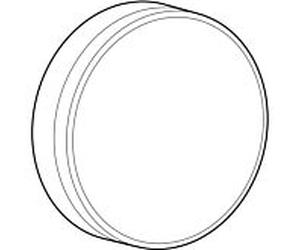 Geberit 245431141 avec actionnement rotatif, noir mat