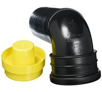 Geberit Pe Geberit connexion 366061161 DN 90/90, 90 degrés, PE-HD, pour mur WC