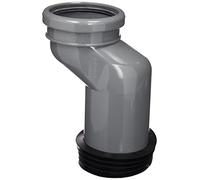 Manchon de raccordement Geberit Monolith pour WC suspendu, avec manchon de raccordement 5cm Ã©tagÃ©, gris - 388.352.29.1