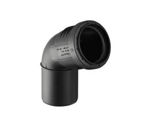Geberit 390323141 raccord coudé Silent-PP conduite d'évacuation avec manchon 67.5 degrés DN 75