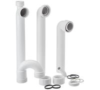 Geberit 399418262 Table d'écoulement G1 1/2 X 40 mm Blanc pour WM et GS en PP pour un bassin 152885111