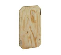 Geberit Plaque de montage GIS 461035001 – 31 x 58 cm – universelle pour console, bois