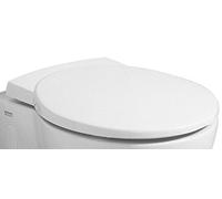 Geberit 571010000 Abattant/Siège/Lunette de WC Joly Couvercle avec Charnières en Acier, Blanc