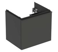 Geberit Acanto, armoire inférieure pour lavabos, 1 tiroir et 1 tiroir intérieur, suspendu, 592x541x475mm, 503.003.JK.1, Couleur: Corps et façade : lave / mat, Poignée : lave / mat