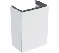 Geberit Acanto, armoire inférieure pour lave-mains, 1 porte, suspendu, 392x539x246mm, 503001013, Couleur: Corps et façade : blanc / mat, poignée : blanc / mat - CM