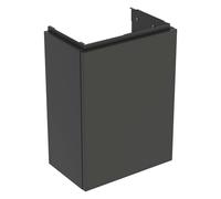 Geberit Acanto, armoire inférieure pour lave-mains, 1 porte, suspendu, 392x539x246mm, 503001JK1, Couleur: Corps et façade : lave / mat, Poignée : lave / mat - CM