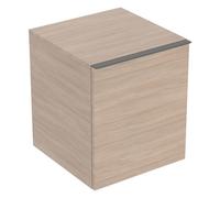 Geberit Acanto armoire latérale, 1 tiroir et 1 tiroir intérieur, 452x520x475mm, 503010JH1, Couleur: Corps et façade : chêne/mélamine structure bois, poignée : lave/ mat - CM