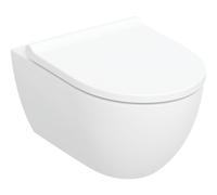 Geberit Set pour WC suspendu Acanto 502.774 - siège inclus, TurboFlush, chasse d'eau profonde, blanc
