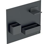Geberit Kit paroi magnétique Acanto 500649 499×388×75 mm Noir mat