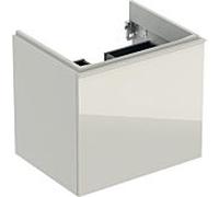 Geberit Acanto armoire sous lavabo 500609, 595x535x476mm, Couleur (avant/corps): Verre Sable / Sable laquÃ© mat - 500.609.JL.2