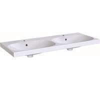 Geberit Acanto lavabo 120x48.2 cm rectangulaire classique-de meuble-double blanc brillant 500.627.01.2