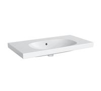 Geberit Lavabo Acanto 500624012 90×48,2 cm avec étagère et trop-plein sans trou robinetterie blanc