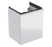 Geberit Acanto meuble sous lavabo, 1 tiroir, suspendu, 446x539x379mm, 503.002.01.2, Couleur: Corps : blanc / brillant Façade : blanc / verre brillant, Poignée : blanc / mat