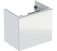 Geberit Acanto meuble sous-vasque 500614012 Compact, 59,5x53,5x41,6cm, verre blanc - blanc brillant