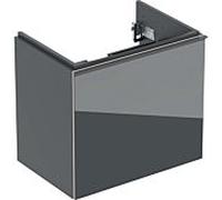 Geberit Acanto meuble sous-vasque 500614JK2 Compact, 59,5x53,5x41,6cm, verre lave-lave mat
