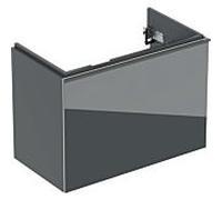 Geberit Acanto meuble sous-vasque 500615JK2 Compact, 74x53,5x41,6 cm, lave en verre - lave mat