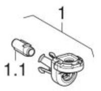 Geberit Accessoires pour panneau mural/élément de montage