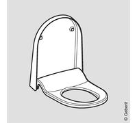 Geberit AquaClean Sela Abattant lavant, 242810111,