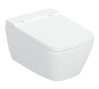 Geberit AquaClean Sela Square WC complet, WC suspendu, 146250011, Couleur: Céramique WC : blanc / KeraTect, couvercle design : blanc - CM