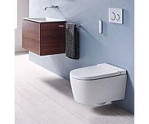 Geberit AquaClean Sela Komplett-Set mit Duofix Vorwandelement, Sigma 20 Betätigungsplatte, weiß