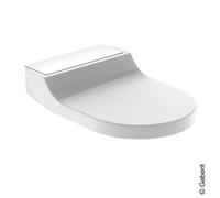Geberit AquaClean Tuma Comfort WC accessoire 146270SI1 avec SoftClosing, verre/ blanc