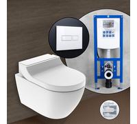 Geberit AquaClean Tuma Comfort Pack complet WC japonais et bâti-support neeos,, 146290111+16601WH#SET, Comfort