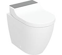 Geberit Aquaclean tuma comfort shower toilet complete with rimless toilet bowl glass black 146310SJ1