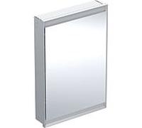 Geberit One armoire à glace 505801001 60x90x15cm, avec ComfortLight, 1 porte, butée à droite, aluminium anodisé