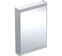 Geberit armoire à glace One 505811001 60x90x15cm, avec ComfortLight, porte 2000 , butée à droite, aluminium anodisé