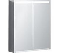 Keramag Armoire de toilette Geberit Option avec Ã©clairage, deux portes, largeur 60 cm, 500582001 - 500.582.00.1
