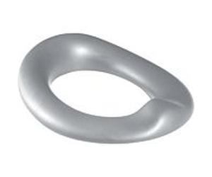 Geberit Bambini anneau de siège de toilette 573348000 pour petits enfants, gris agate