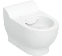 Geberit Bambini WC au sol pour enfants, chasse deau basse, Rimfree, hauteur:30cm, 502966001, Couleur: blanc - CM