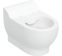 Geberit Bambini WC au sol pour enfants, chasse deau basse, Rimfree, hauteur:30cm, 502.966., Couleur: blanc / KeraTect - CM