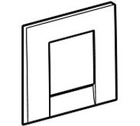 Geberit BetPl. HyTouch UR Bolero pour les commandes 241912211 UR à partir de 2009, hgl. -chromé
