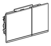 Geberit BetPl. Omega60 , pour 2 ensembles sp. ET 243118JL1 gris sable, miroir, chromé lisse
