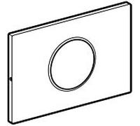 Geberit BetPl. Sigma10 à WC -trg. avec l'électron 242792SN1. Sp-Ausl. Inox vissé