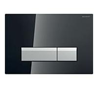 Geberit BetPl. Sigma40 , pour 2 ensembles sp. 242601SJ1 verre noir