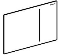 Geberit BetPl. Sigma70 , pour 2 ensembles sp. 242813SJ1 verre noir ET
