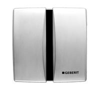 Geberit bouton de chasse d'eau pour urinoir chrome mat 115.802.46.5